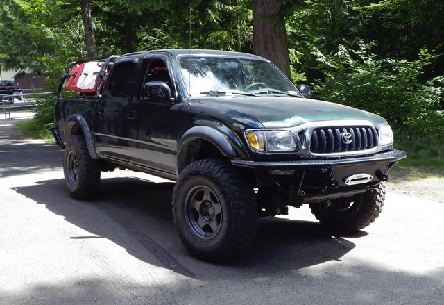 2nd gen tacoma flat top winch bumper.
